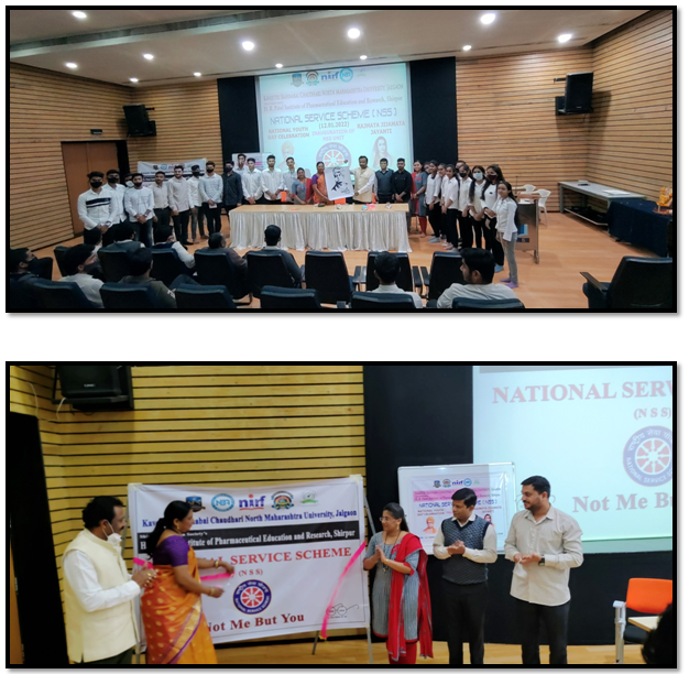 Establishment of National Service Scheme Unit, Rajmata Jijau Jayanti, and celebration of National Youth Day at HRPIPER