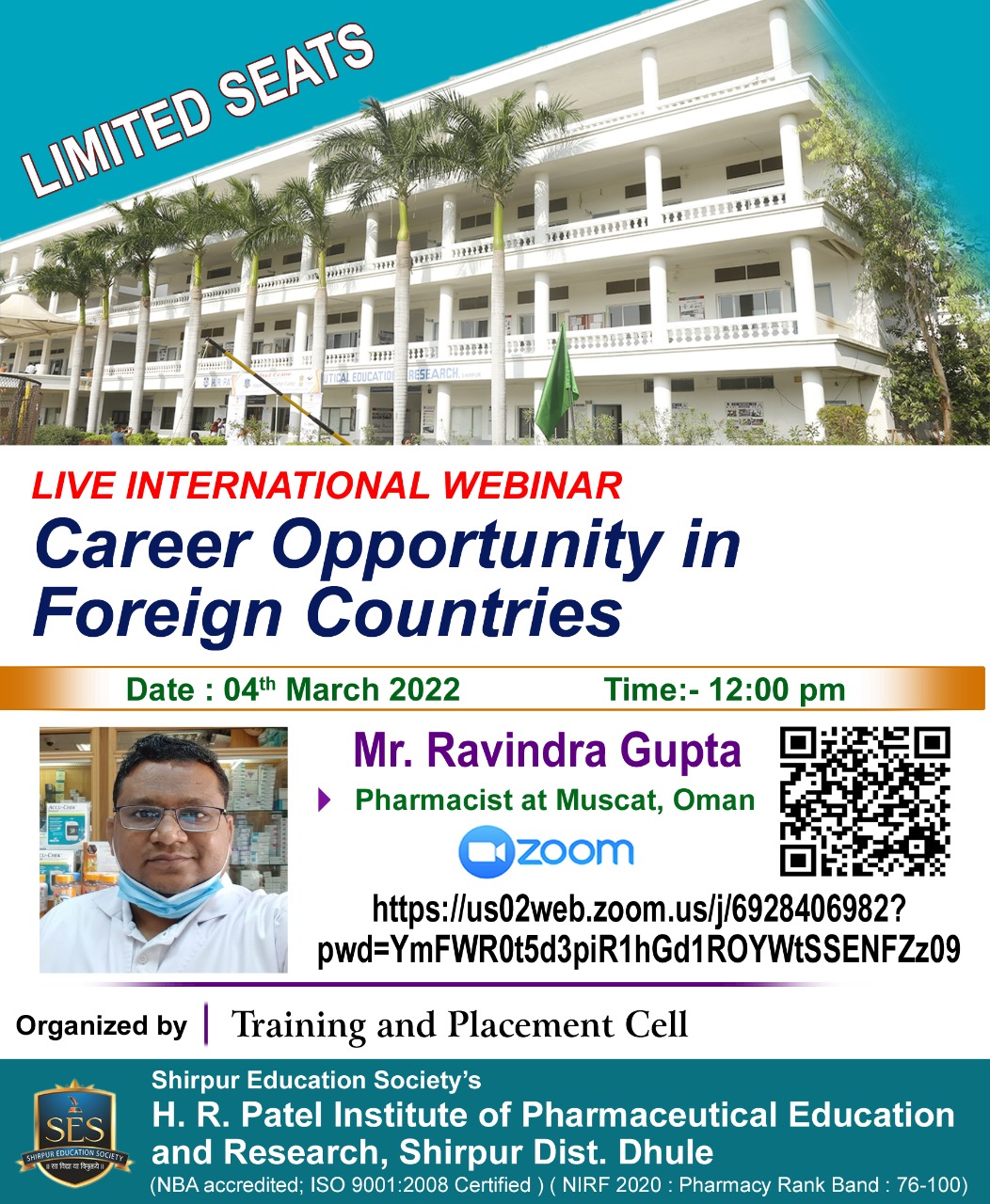 Live Webinar-Career Opportunities in Foreign Countries